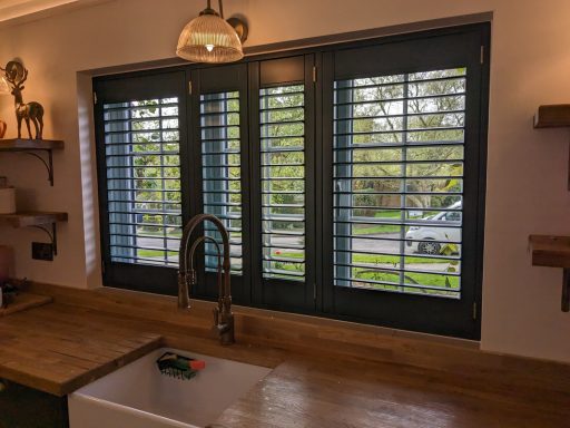 Shutters in the kitchen in Banbury Kitchen shutters