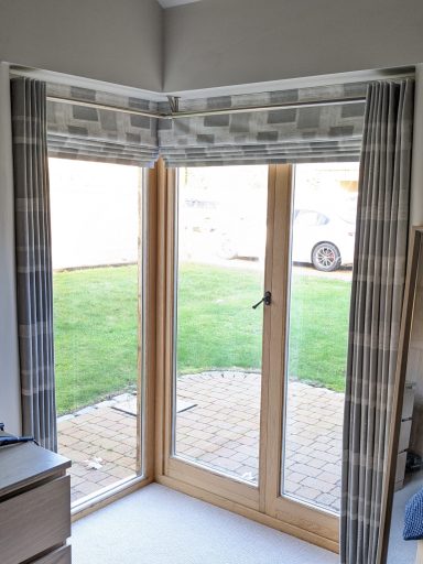 Eyelet curtains and roman blinds BLACKOUT in Banbury Eyelet curtains and roman blinds